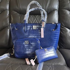 Victoria Secret 3pcs Tote Bag, Crossbody Bag & Wallet